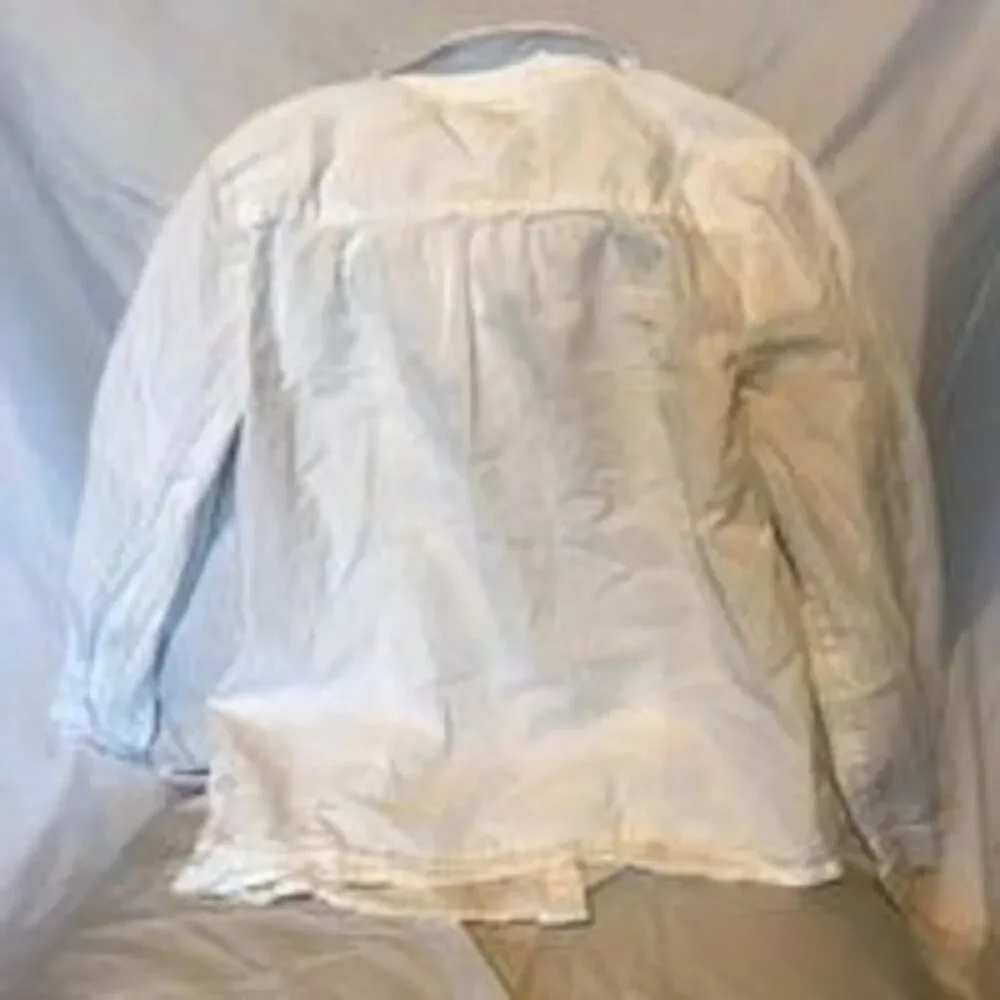 White Tommy Hilfiger Girls Button Shirt